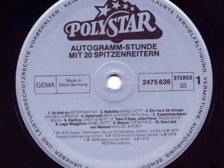 Grammofoon / Vinyl Autogramm-Stunde mit 20 Spitzenreitern LP 1979 ZGAN