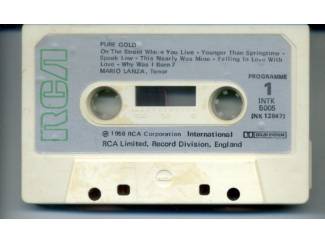 Cassettebandjes Mario Lanza &ndash; Pure Gold 12 nrs cassette 1956 ZGAN