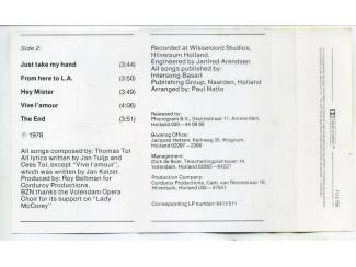 Cassettebandjes BZN &ndash; You&rsquo;re Welcome 11 nrs cassette 1978 ZGAN