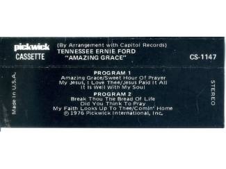 Cassettebandjes Tennessee Ernie Ford &ndash; Amazing Grace 9 nrs cassette 1976 ZGAN