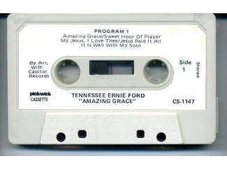 Cassettebandjes Tennessee Ernie Ford &ndash; Amazing Grace 9 nrs cassette 1976 ZGAN