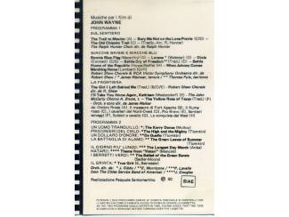 Cassettebandjes Musiche Da Celebri Film di John Wayne 14 nrs cassette ZGAN