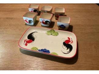 Keuken | Servies vintage hapjes / tapas schaaltjes op &eacute;&eacute;n schaal