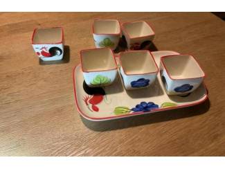 Keuken | Servies vintage hapjes / tapas schaaltjes op &eacute;&eacute;n schaal