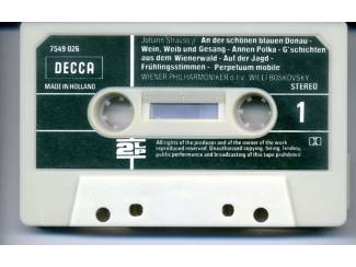 Cassettebandjes Strauss Concert In Wenen o.l.v. Willi Boskovsky 15 nrs ZGAN