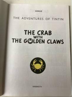 Kuifje Tin Tin - The crab with the golden claws (Kuifje)