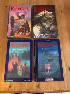 Jeugdboeken R.L. Stine : kippenvel het horrorhuis (10+) speciale kaft