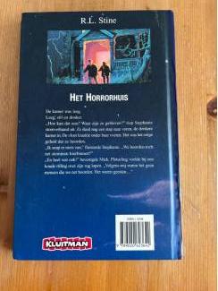 Jeugdboeken R.L. Stine : kippenvel het horrorhuis (10+) speciale kaft
