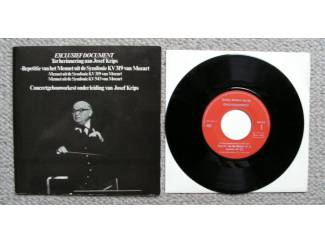 Grammofoon / Vinyl Exclusief Document Ter Herinnering Aan Joseph Krips ZGAN