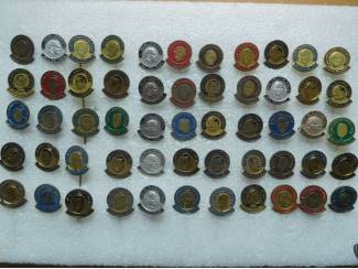 Speldjes, Pins en Buttons 55 speldjes van ministers samen voor 15 euro