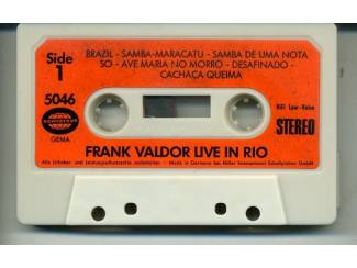 Cassettebandjes Frank Valdor Live in Rio 12 nrs cassette 1972 ZGAN