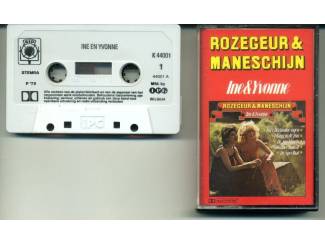 Cassettebandjes Ine & Yvonne Rozegeur & Maneschijn 12 nrs cassette 1979 ZGAN