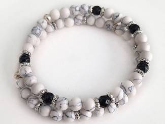 Armbanden Armbandenset van natuursteen