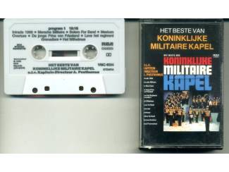 Het beste van Koninklijke militaire kapel 12 nrs cassette 1983 ZG