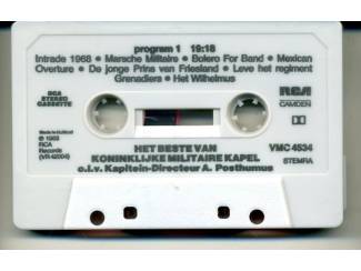 Cassettebandjes Het beste van Koninklijke militaire kapel 12 nrs cassette 1983 ZG