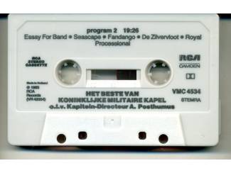 Cassettebandjes Het beste van Koninklijke militaire kapel 12 nrs cassette 1983 ZG