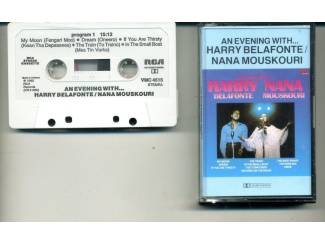 Cassettebandjes Harry Belafonte / Nana Mouskouri An Evening With 10 nrs ZGAN