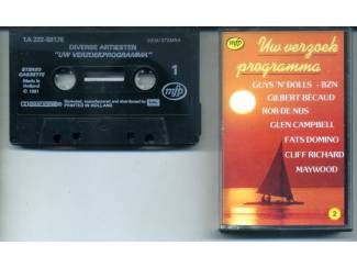 Cassettebandjes Uw verzoek programma 2 16 nrs cassette 1981 ZGAN
