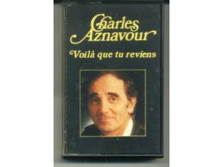 Cassettebandjes Charles Aznavour &ndash; Voil&agrave; Que Tu Reviens 10 nrs cassette 1976