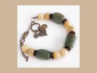 Armband van natuursteen