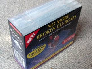 CD CD en DVD doosjes Onbreekbaar 5 pack NIEUW geseald