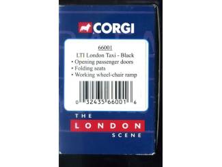 Auto's CORGI 66001 LTI London Taxi zwart NIEUW in doos