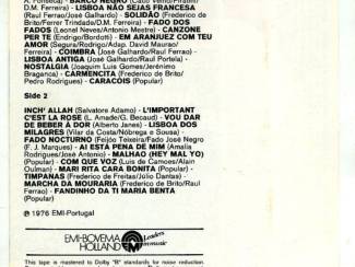 Cassettebandjes Amalia Rodrigues Fado 3 cassettes &euro;2,50 p/s 3 voor &euro;6 ZGAN