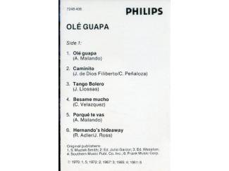 Cassettebandjes Malando en zijn Tango orkest Ol&eacute; Guapa 12 nrs cassette ZGAN