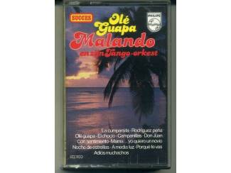 Cassettebandjes Malando en zijn Tango orkest Ol&eacute; Guapa 12 nrs cassette ZGAN