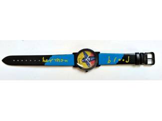 Muziek, Artiesten en Beroemdheden Herman Brood - Horloge Vliegtuig in het originele doos ZGAN