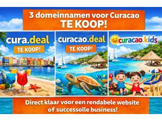 Domeinnamen en Websites 3 sterke Cura&ccedil;ao domeinnamen te koop