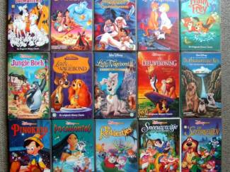 VHS Disney 15 VHS kinderbanden MOOIE STAAT