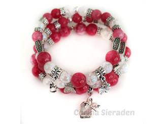 Armbanden Armbandenset van natuursteen