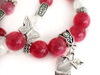 Armbanden Armbandenset van natuursteen