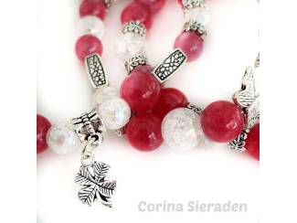 Armbanden Armbandenset van natuursteen