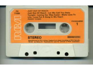 Cassettebandjes Perry Como &ndash; Just Out Of Reach 10 nrs cassette 1975 ZGAN