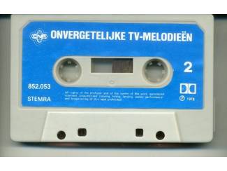 Cassettebandjes Onvergetelijke TV-Melodie&euml;n 6 nrs cassettes 1978 ZGAN
