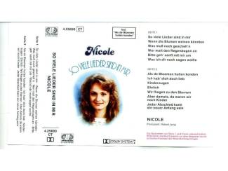 Cassettebandjes Nicole 2 cassettes &euro;3,50 per stuk en 2 voor &euro;6,00 ZGAN