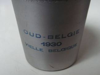 Servies los Oud Belgi&euml; 1930 Vielle Belgique schaaltje + bekertje gebruik