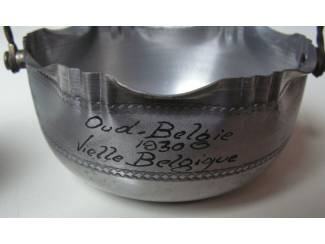 Servies los Oud Belgi&euml; 1930 Vielle Belgique schaaltje + bekertje gebruik