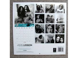 Muziek, Artiesten en Beroemdheden John Lennon official 2017 calender NIEUW GESEALD