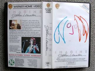 VHS John Lennon &ndash; Imagine 13 nrs VHS band 1989 mooie staat