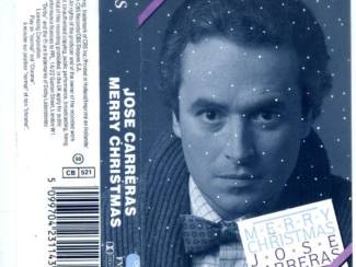 Cassettebandjes Jos&eacute; Carreras Merry Christmas 12 nrs cassette 1986 ALS NIEUW