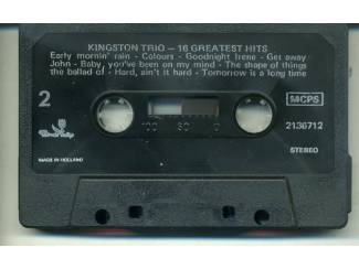 Cassettebandjes Kingston Trio 16 Greatest Hits 16 nrs cassette ZGAN