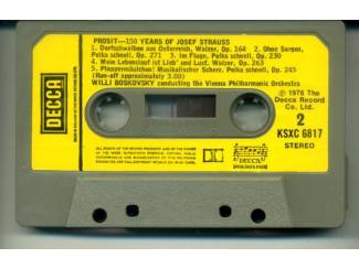 Cassettebandjes Willi Boskovsky &ndash; Prosit! 150 Years Of Josef Strauss 10 nrs