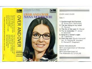 Cassettebandjes Nana Mouskouri &ndash;Over and Over 12 nrs cassette 1971 ZGAN