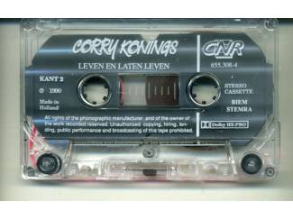 Cassettebandjes Corry Konings &ndash; Leven En Laten Leven 15 nrs cassette 1990 ZGAN