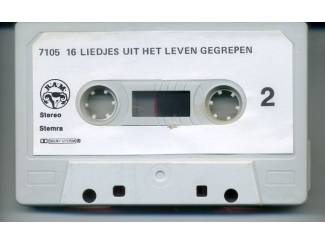 Cassettebandjes 16 Liedjes uit het leven gegrepen cassette ZGAN
