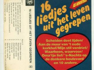 Cassettebandjes 16 Liedjes uit het leven gegrepen cassette ZGAN