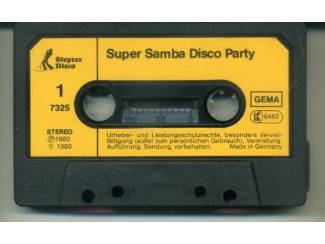 Cassettebandjes Super Samba Disco Party 10 nrs cassette 1980 ZGAN